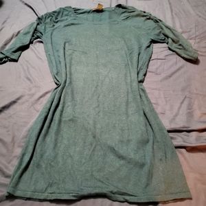 BOGO Teal Attention Sweater Dress